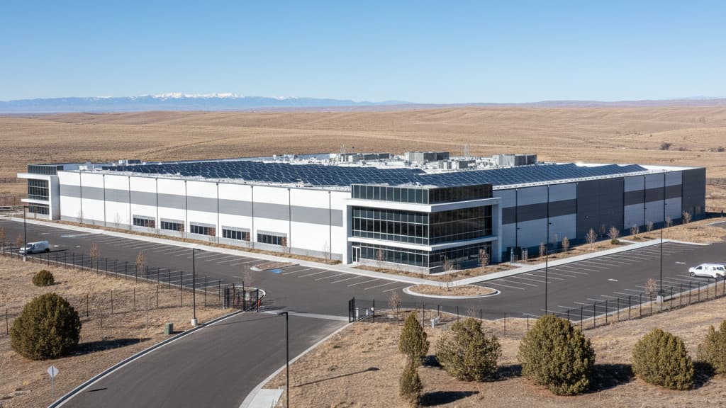 Data center facility, exterior